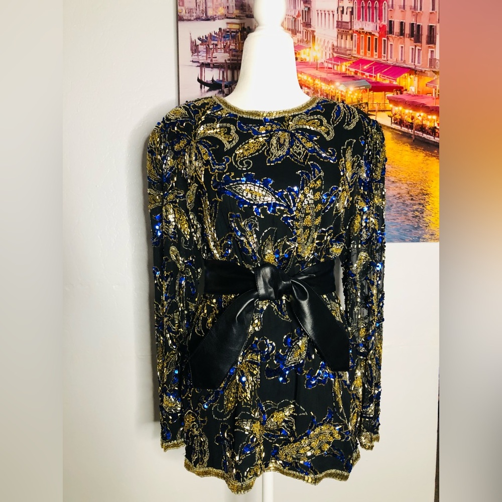 Niteline Bejeweled Vintage Blouse